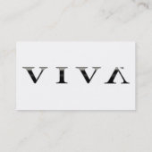 Viva schwarze Trauben - Visitenkarte (Rückseite)
