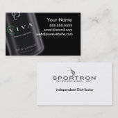 Viva schwarze Visitenkarte - Dunkelheit (Vorne/Hinten)