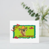 Viva Taco Dienstag Postkarte (Stehend Vorderseite)
