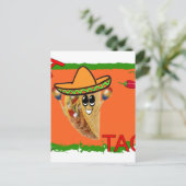 VIVA TACO POSTKARTE (Stehend Vorderseite)