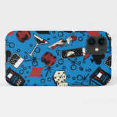 Viva Vegas Kasino-Retro spielender Entwurf Case-Mate iPhone Hülle (Rückseite (Horizontal))
