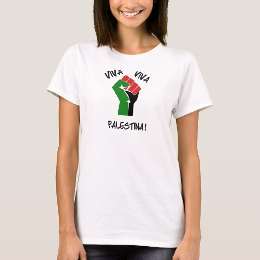 Viva Viva Palestina T-Shirt (Vorderseite)
