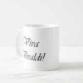 Viva vivaldi kaffeetasse (Vorderseite Links)
