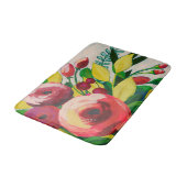 Vivacious Blooms Badematte (Schrägansicht)