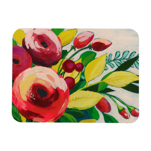 Vivacious Blooms Magnet (Horizontal)