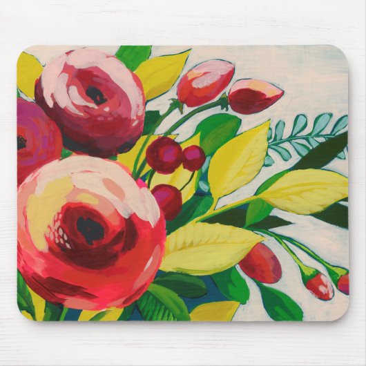 Vivacious Blooms Mousepad (Vorne)