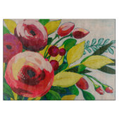 Vivacious Blooms Schneidebrett (Vorderseite)