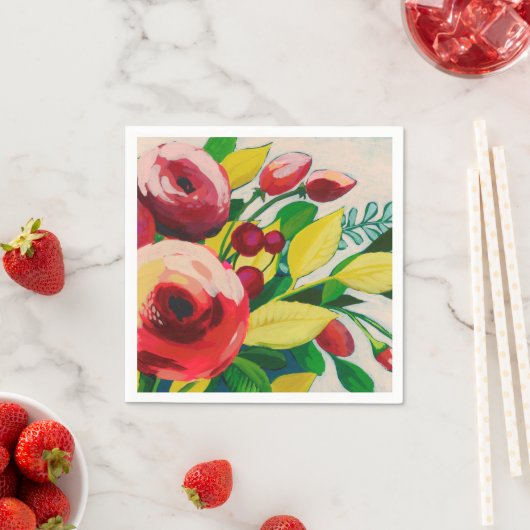 Vivacious Blooms Serviette (Beispiel)