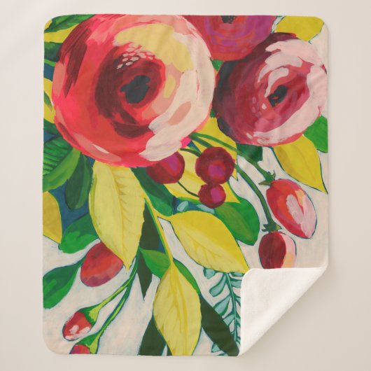 Vivacious Blooms Sherpadecke (Vorderseite)