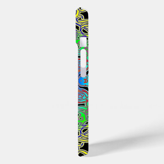 Vivacious Spectra Glyph Case-Mate iPhone Case (Rückseite / Links)