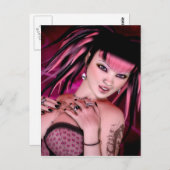 Vivacous Gothic Postcard Postkarte (Vorne/Hinten)