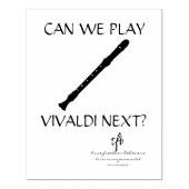 Vivaldi Next? Recorder Large Gummistempel (Prägung)
