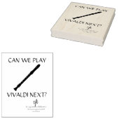 Vivaldi Next? Recorder Large Gummistempel (Stempel)