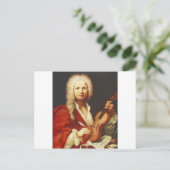 Vivaldi Postkarte (Stehend Vorderseite)