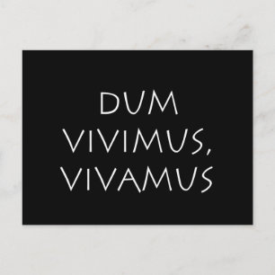 Vivamus vivamus postkarte