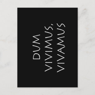 Vivamus vivamus postkarte