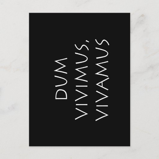 Vivamus vivamus postkarte (Vorderseite)