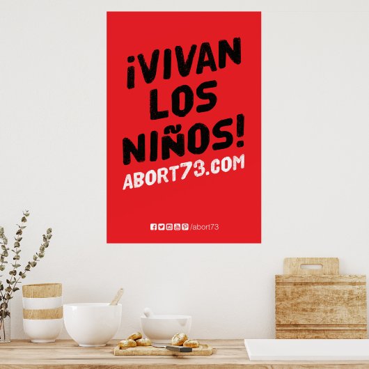 ¡Vivan los Niños! Poster (Abort73.com) (Küche)