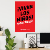 ¡Vivan los Niños! Poster (Abort73.com) (Heimbüro)