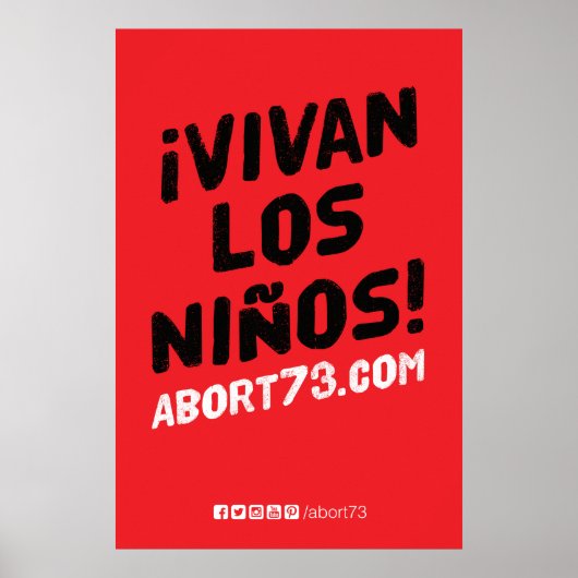 ¡Vivan los Niños! Poster (Abort73.com) (Vorne)