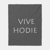 Vive hodie fleecedecke (Vorderseite)