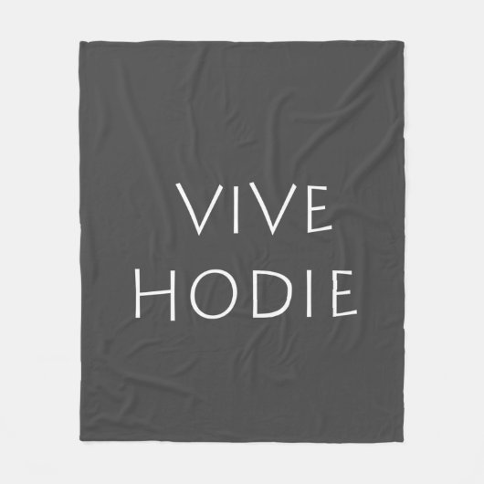 Vive hodie fleecedecke (Vorderseite)