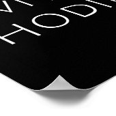 Vive hodie poster (Ecke)