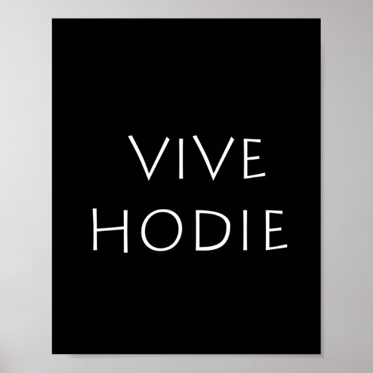 Vive hodie poster (Vorne)
