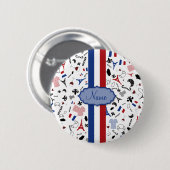 Vive la France Button (Vorne & Hinten)