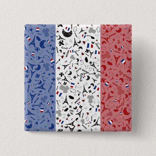 Vive la France Button (Vorderseite)