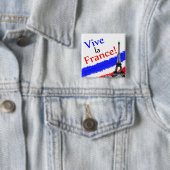 Vive la France! Button (Beispiel)