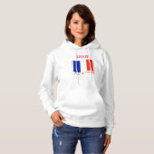 Vive la France (Frankreich) Hoodie (Vorne ganz)