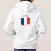 Vive la France (Frankreich) Hoodie (Rückseite)