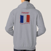 Vive la France (Frankreich) Hoodie (Rückseite)