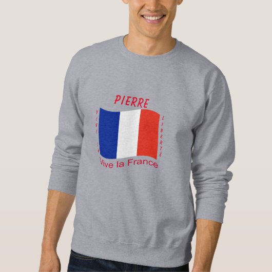 Vive la France (Frankreich) Sweatshirt (Vorderseite)