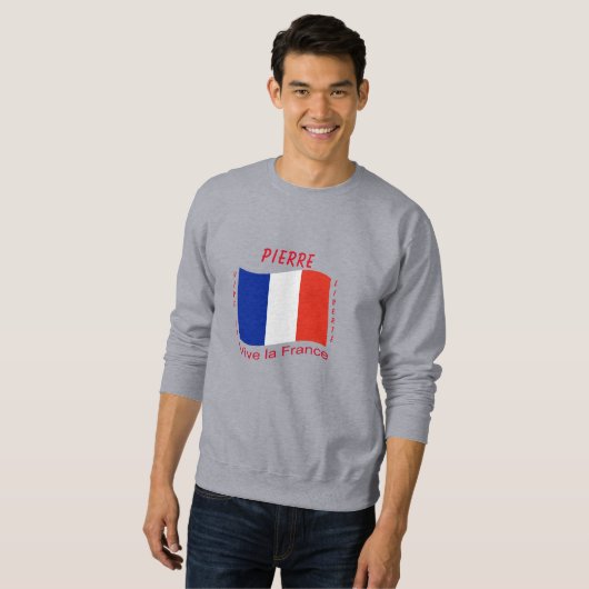 Vive la France (Frankreich) Sweatshirt (Vorne ganz)