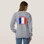 Vive la France (Frankreich) Sweatshirt (Schwarz voll)