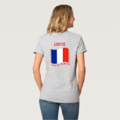 Vive la France (Frankreich) T-Shirt (Rückseite Vollansicht)