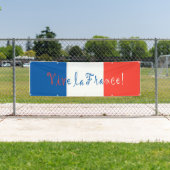 Vive La France französische Flagge Banner (Insitu)