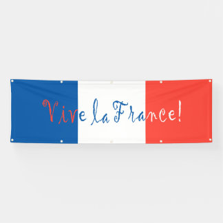 Vive La France französische Flagge Banner