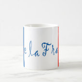 Vive La France französische Flagge Kaffeetasse (Mittel)