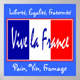 Vive La France - Für Bistro, Wein Bar, Küche! Poster
