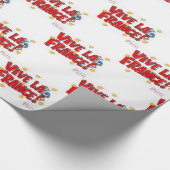 Vive la France Geschenkpapier (Ecke)
