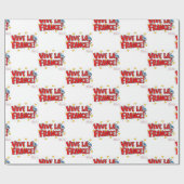Vive la France Geschenkpapier (Flach)