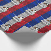 Vive la France! Geschenkpapier (Ecke)