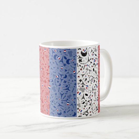 Vive la France Kaffeetasse (VorderseiteRechts)