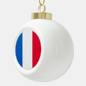 Vive la France - Keramik Kugel-Ornament (Rechts)