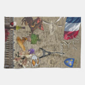 Vive la France KücheHandtuch Geschirrtuch (Horizontal)