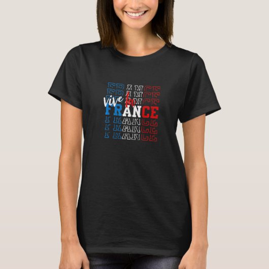 Vive la France Original T-Shirt (Vorderseite)
