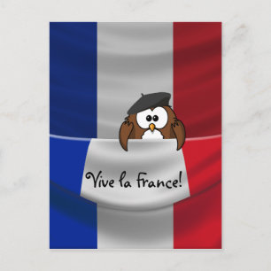 Vive la France! Postkarte